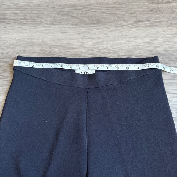COS Flared Slit-Cuff Knitted Trousers Size Medium - Picture 9 of 13